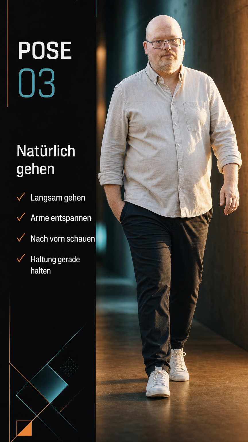 Pose 03: Natürlich gehen