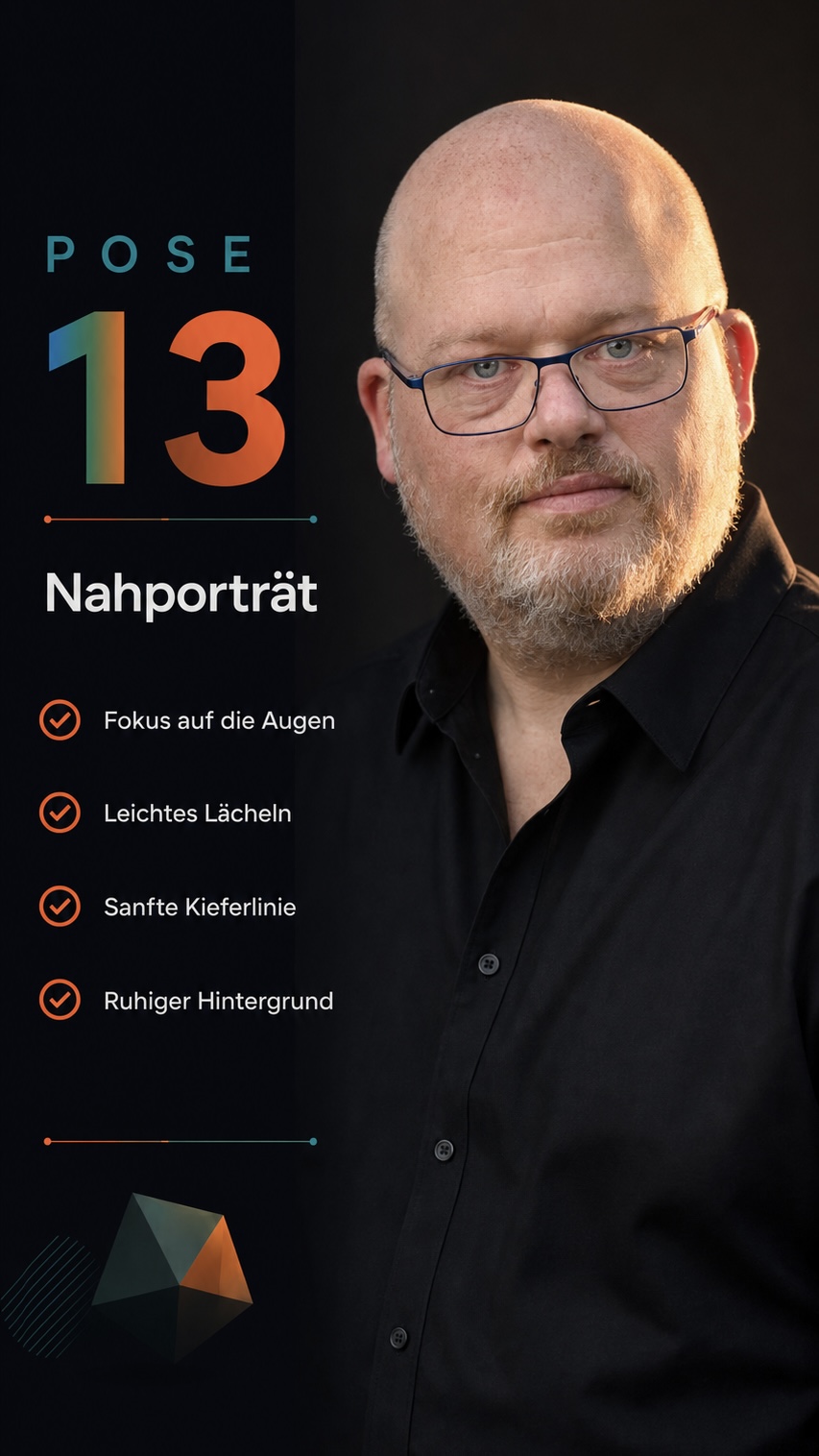 Pose 13: Nahportrait